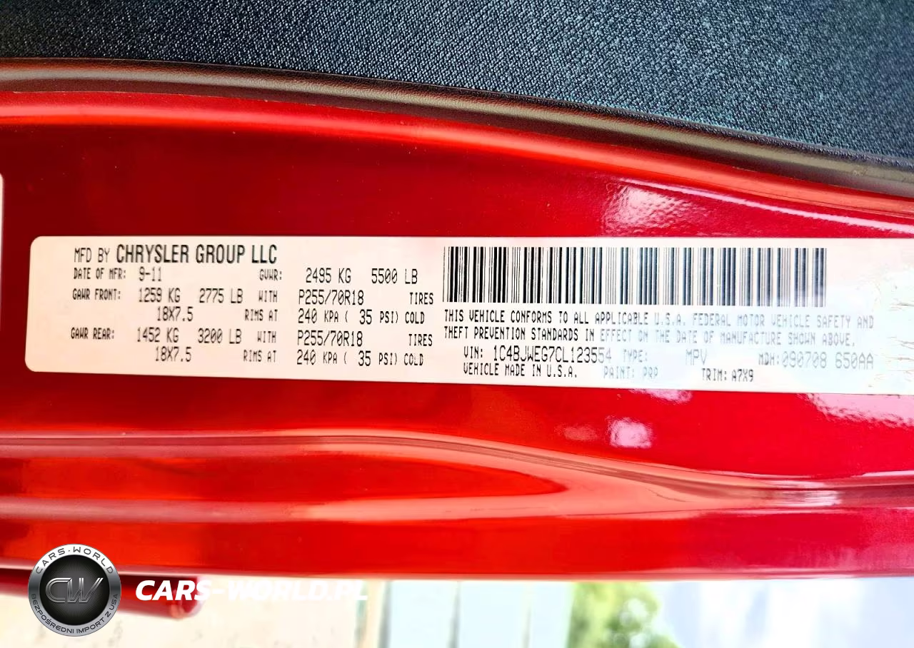 2012 Jeep Wrangler Unlimited Sahara VIN:1C4BJWEG7CL123554 - 13