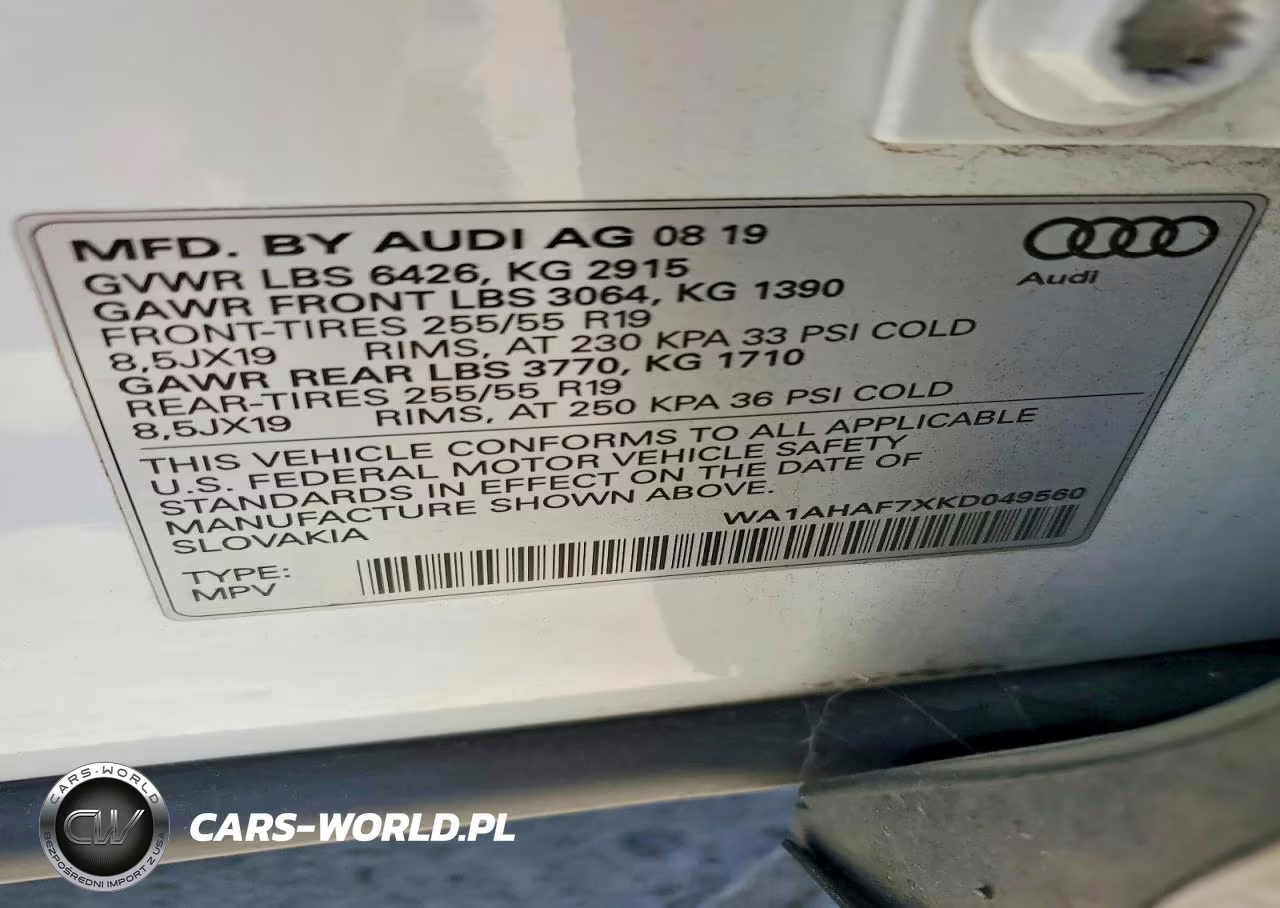 2019 Audi Q7 Premium VIN:WA1AHAF7XKD049560 - 14