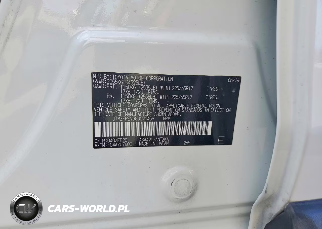 2016 Toyota Rav4 Le VIN:JTMZFREV3GJ091459 - 14