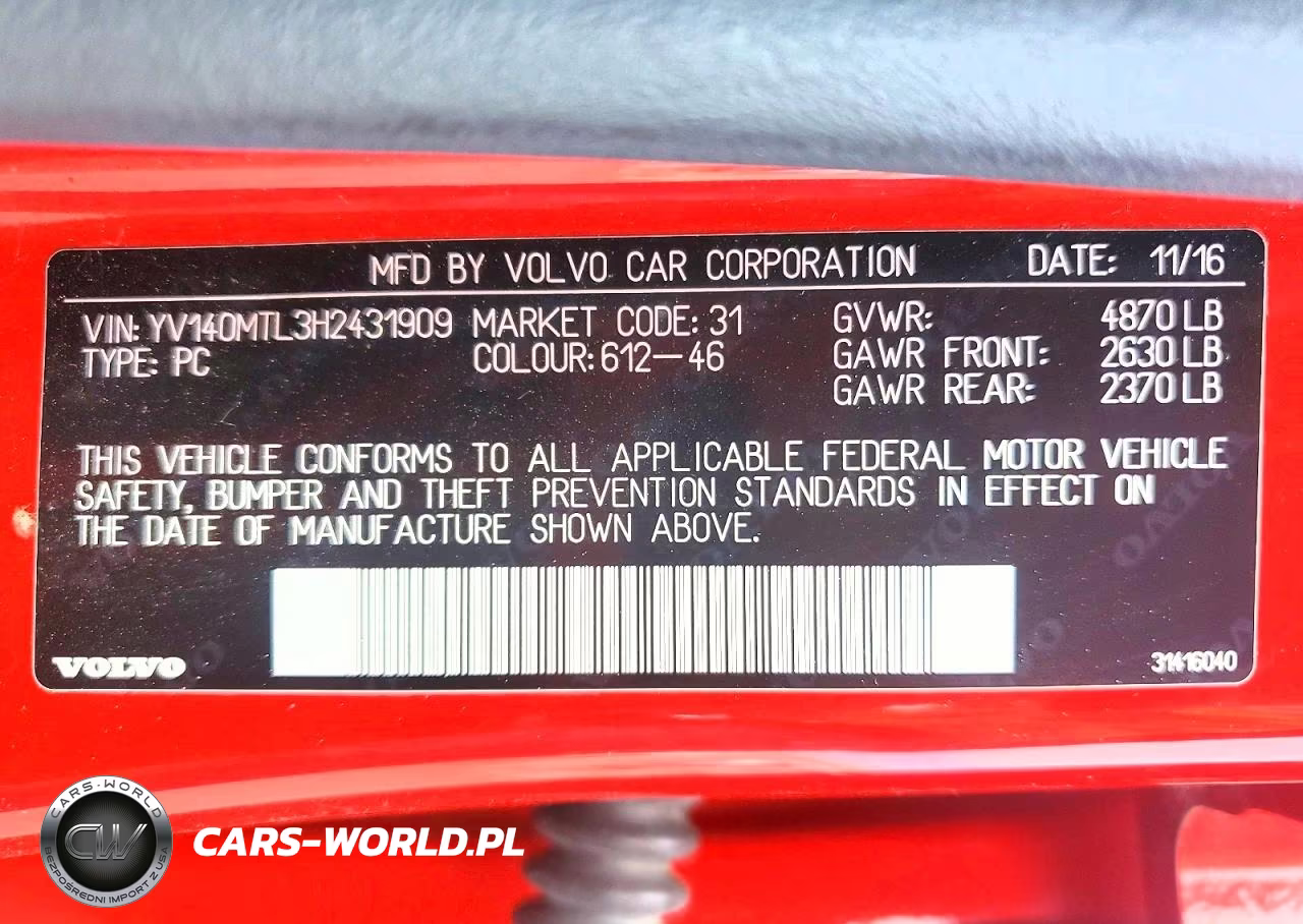 2017 Volvo S60 Dynamic VIN:YV140MTL3H2431909 - 12