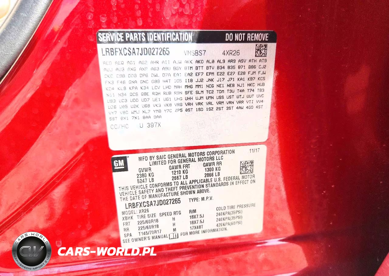 2018 Buick Envision Preferred VIN:LRBFXCSA7JD027265 - 12
