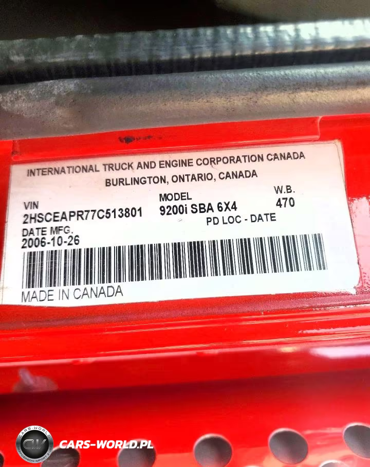 2007 International 9200 9200I VIN:2HSCEAPR77C513801 - 11