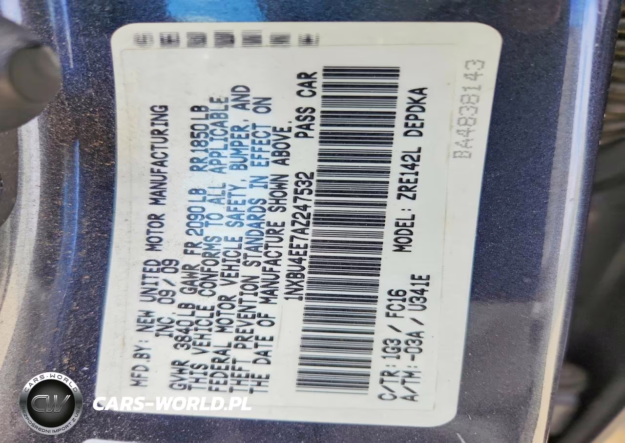 2010 Toyota Corolla Le VIN:1NXBU4EE7AZ247532 - 12