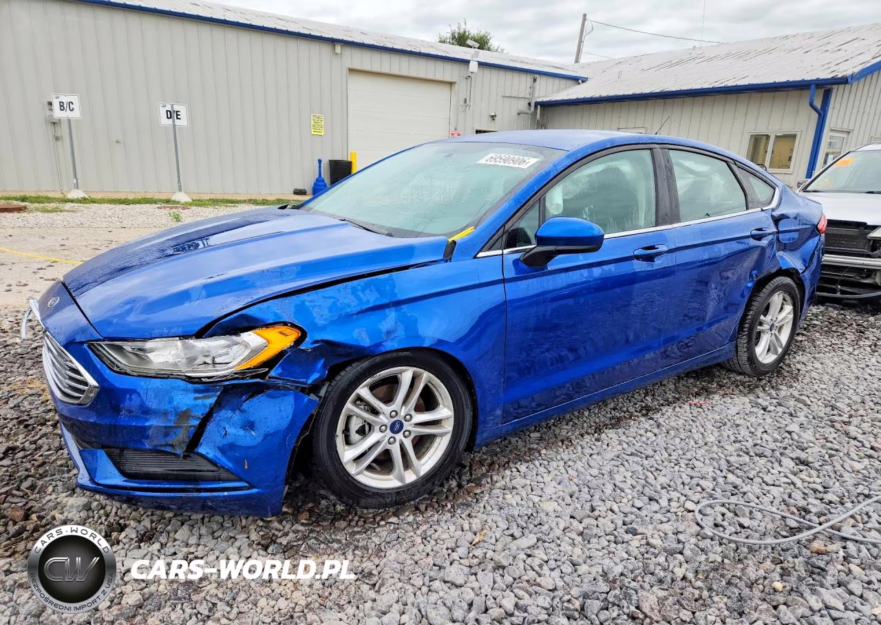 2018 Ford Fusion Se VIN:3FA6P0HD6JR255885 - 1