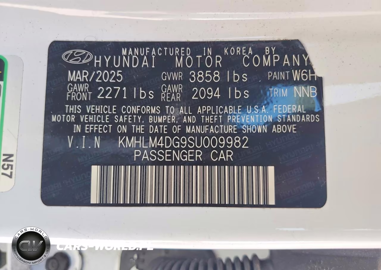 2025 Hyundai Elantra Sel Sport VIN:KMHLM4DG9SU009982 - 13
