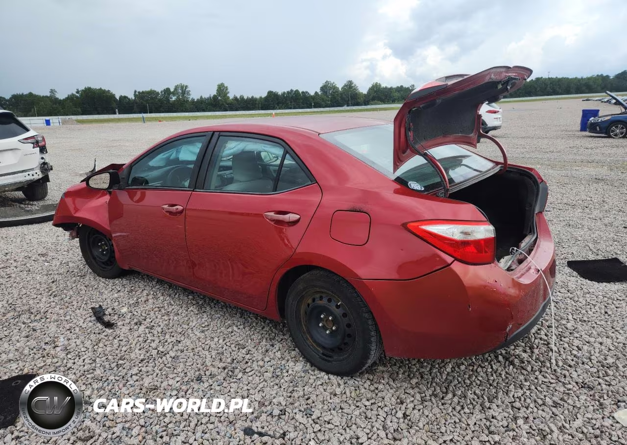 2015 Toyota Corolla Le VIN:2T1BURHE3FC476727 - 2