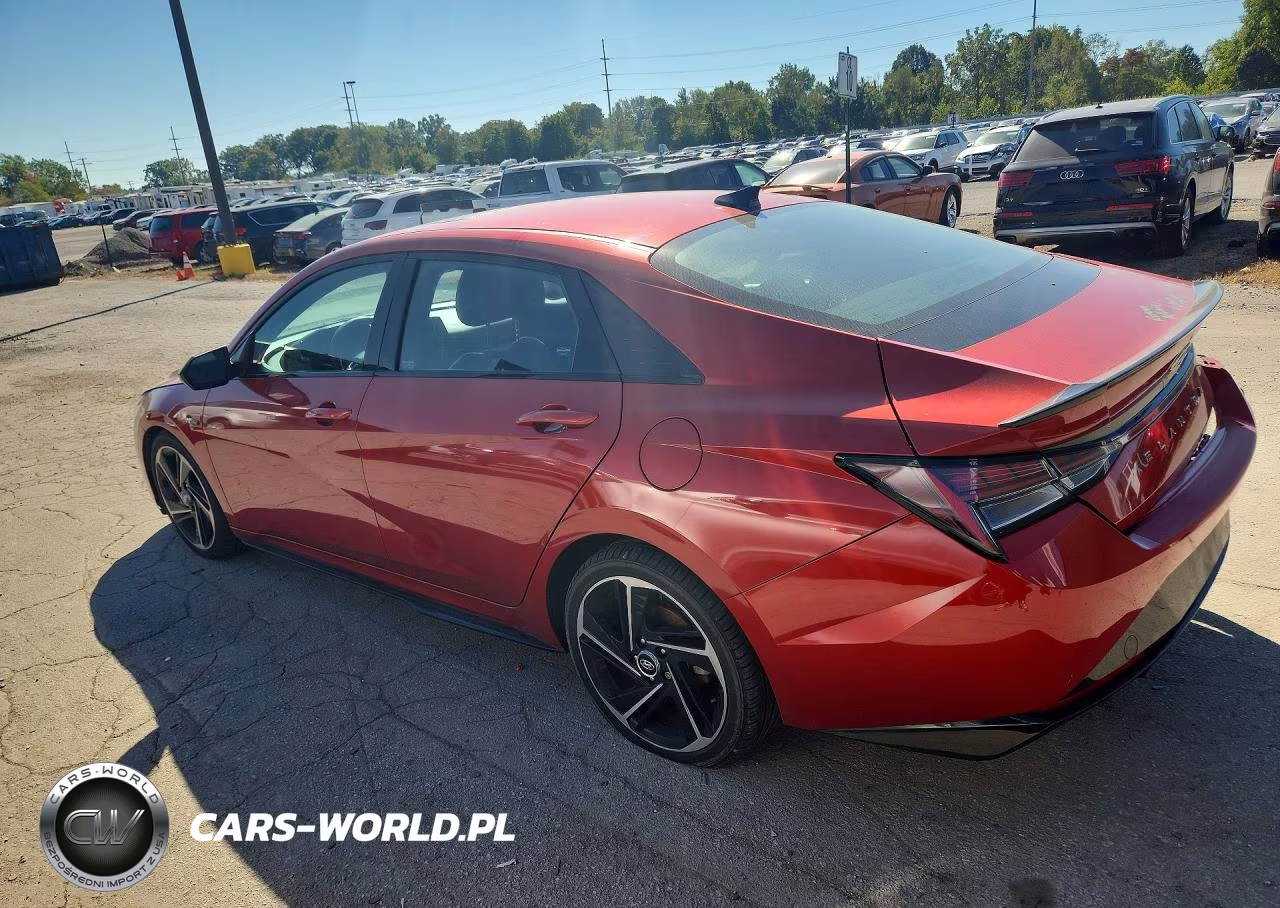 2022 Hyundai Elantra N Line VIN:KMHLR4AF1NU277572 - 2