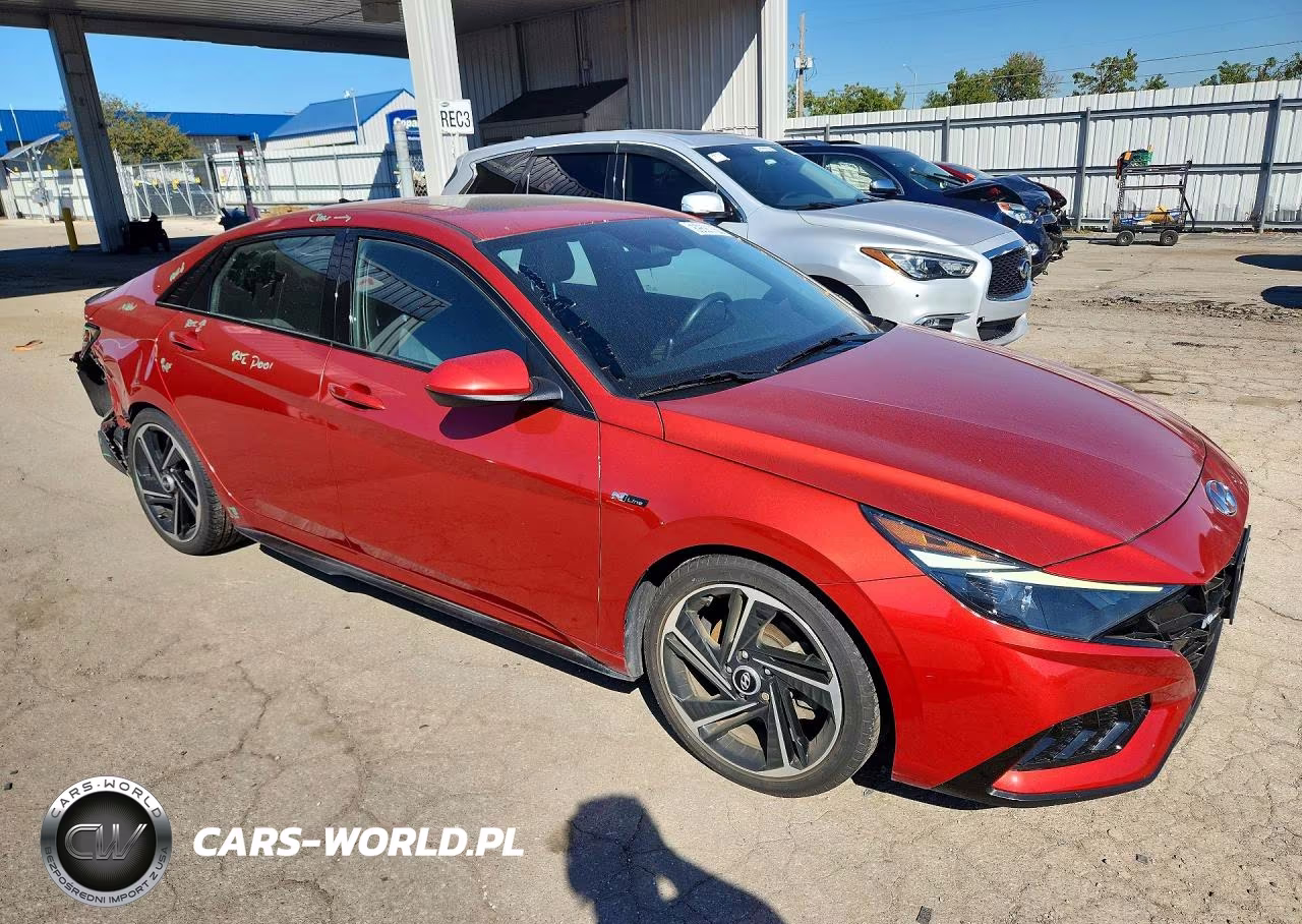 2022 Hyundai Elantra N Line VIN:KMHLR4AF1NU277572 - 4