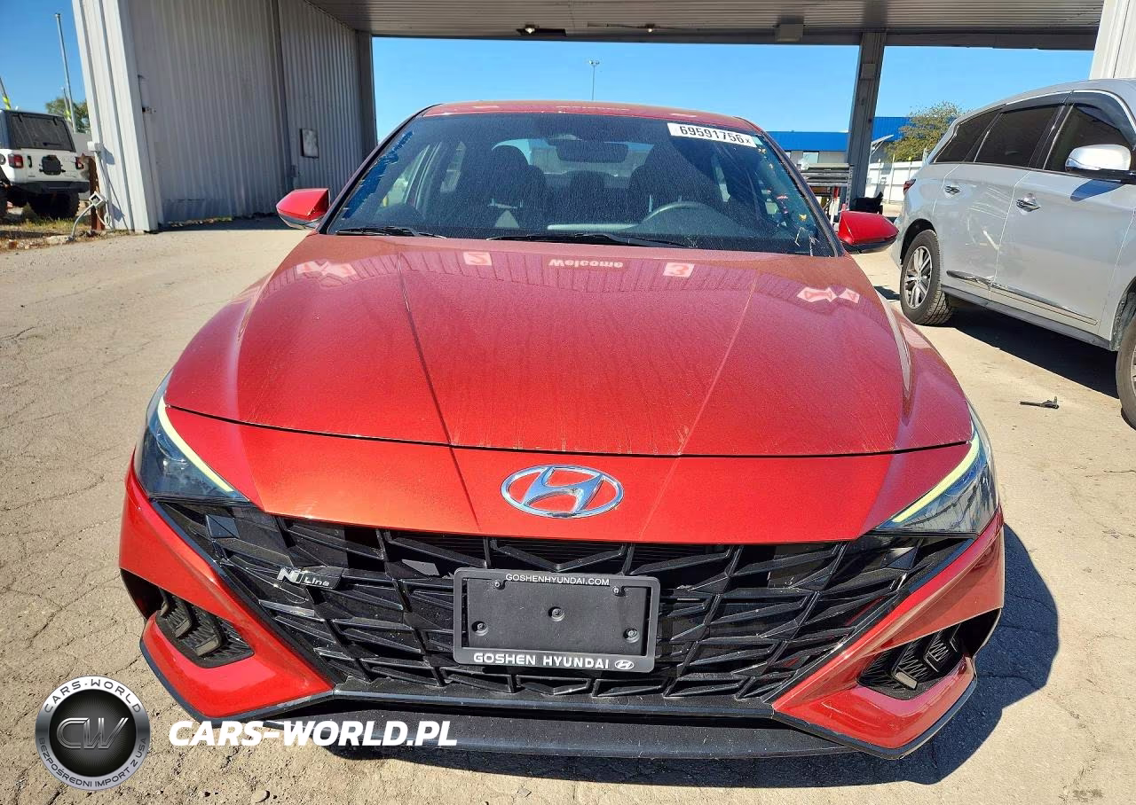 2022 Hyundai Elantra N Line VIN:KMHLR4AF1NU277572 - 5