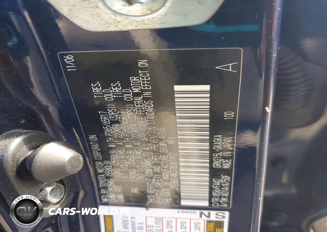 2007 Toyota 4Runner Sr5 VIN:JTEBU14R378087492 - 14
