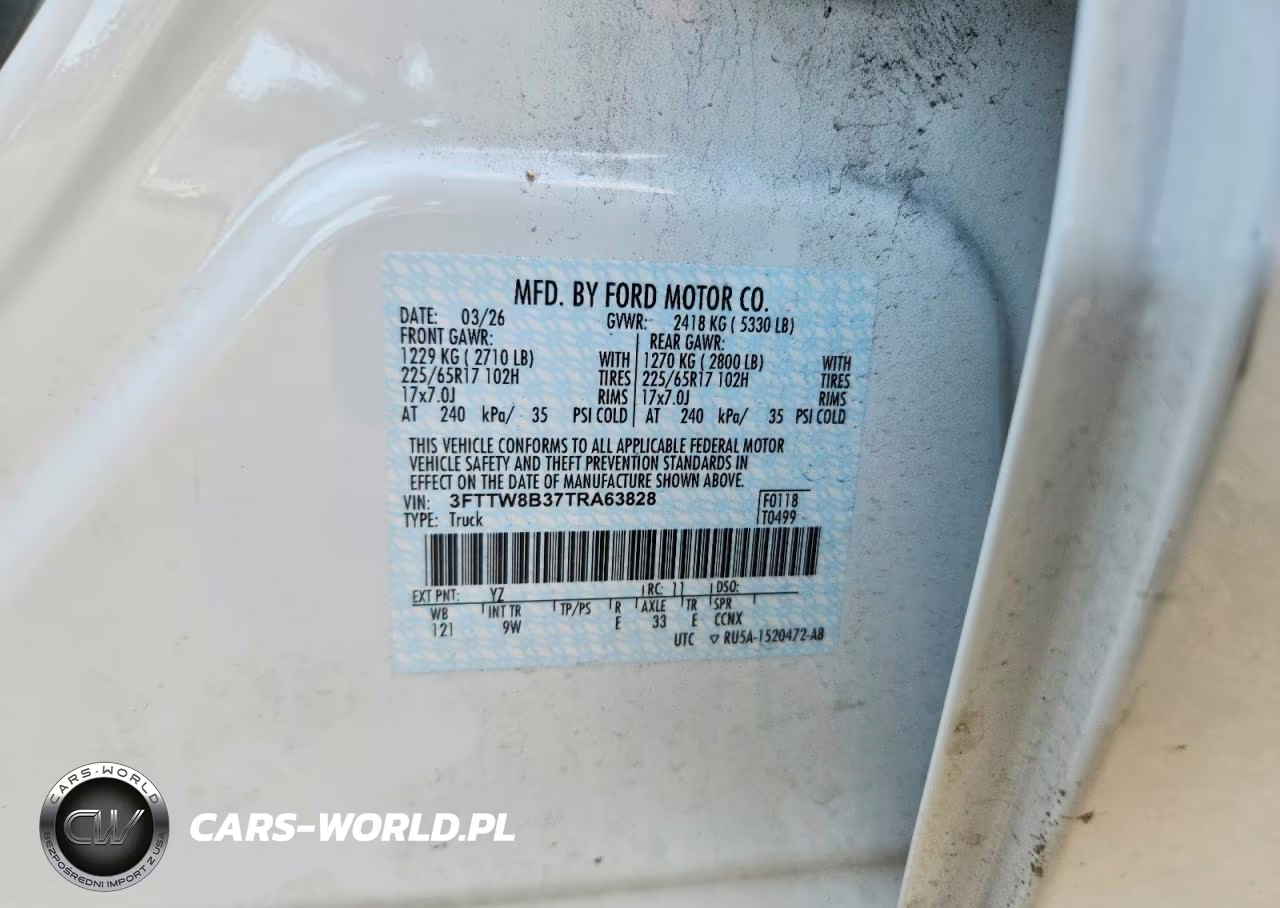 2026 Ford Maverick Xl VIN:3FTTW8B37TRA63828 - 12