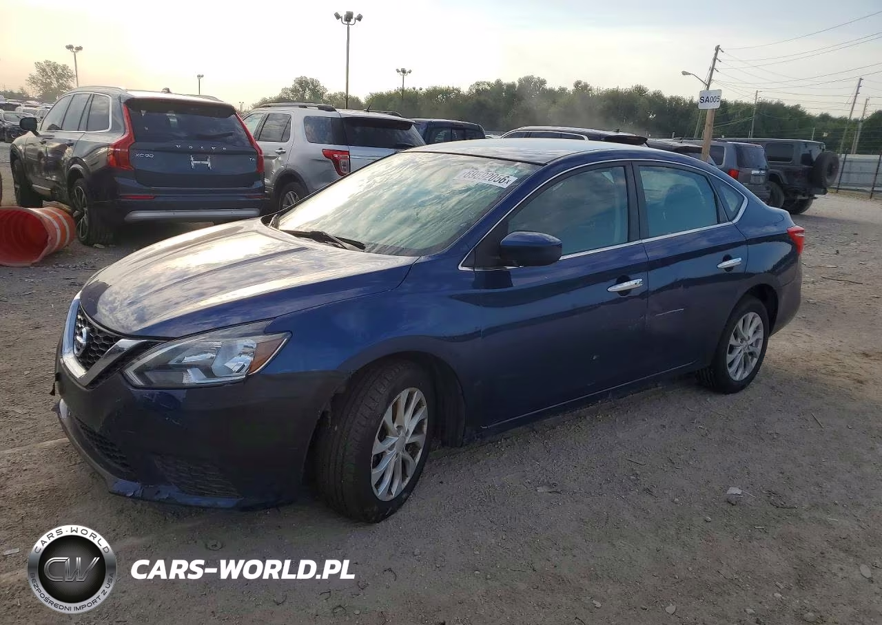2019 Nissan Sentra Sv VIN:3N1AB7AP5KY308294 - 1