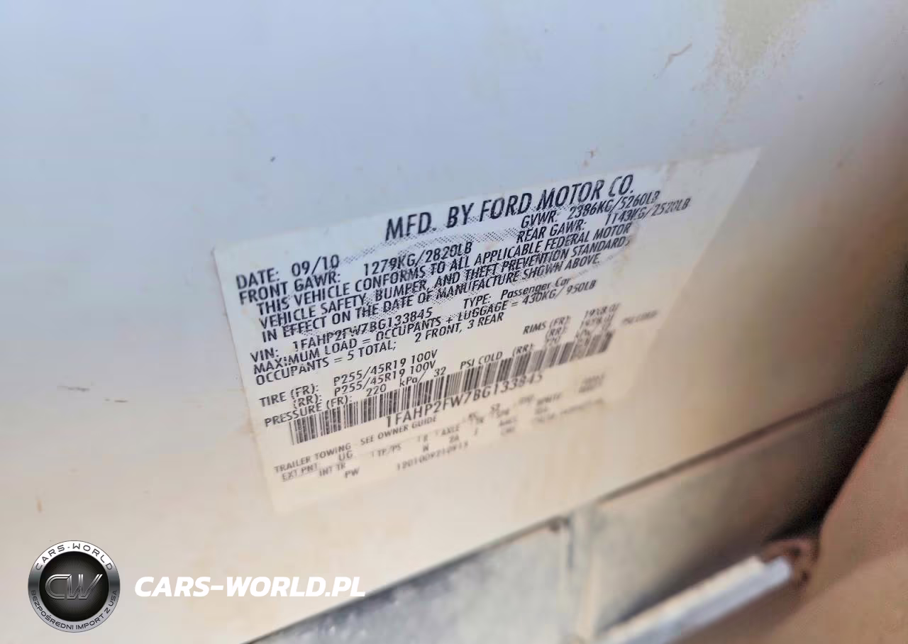 2011 Ford Taurus Limited VIN:1FAHP2FW7BG133845 - 12