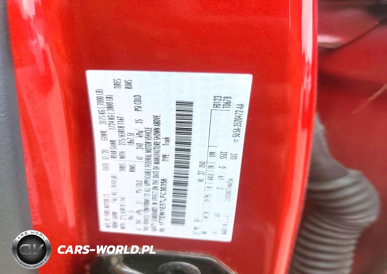 2020 Ford F150 Supercrew VIN:1FTEW1E57LFC30358 - 12
