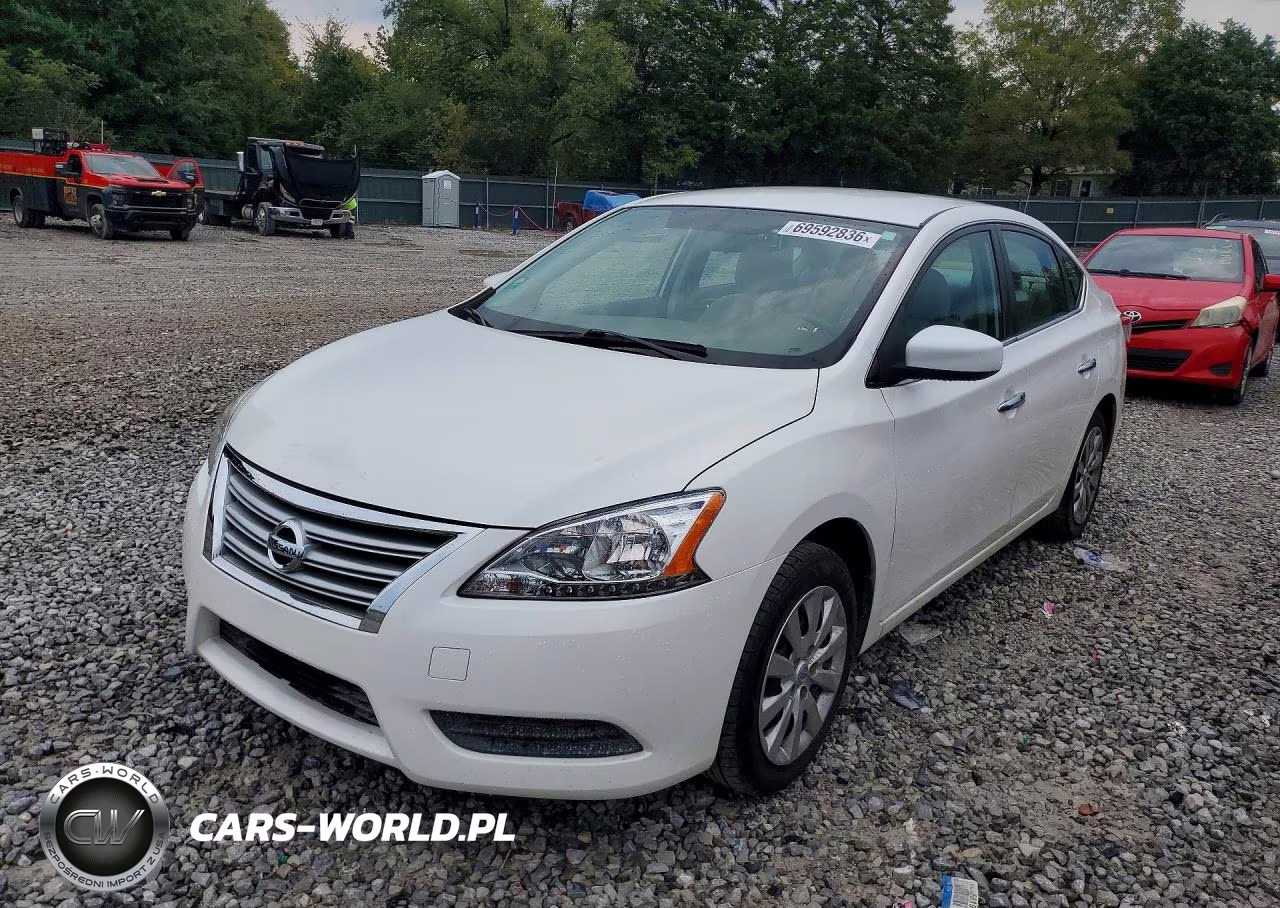 2014 Nissan Sentra Sv VIN:3N1AB7AP4EL633911 - 1