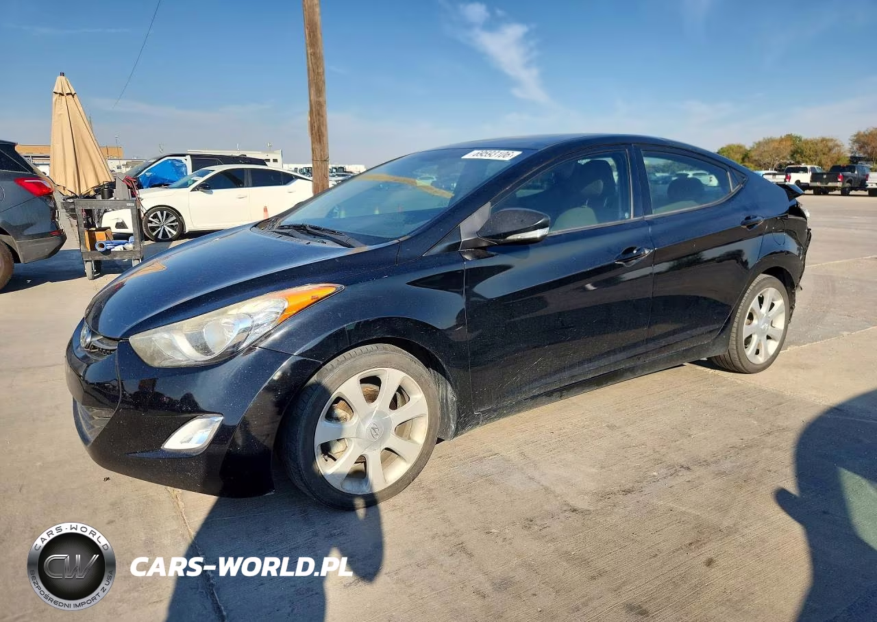 2013 Hyundai Elantra Limited VIN:5NPDH4AE2DH381418 - 1