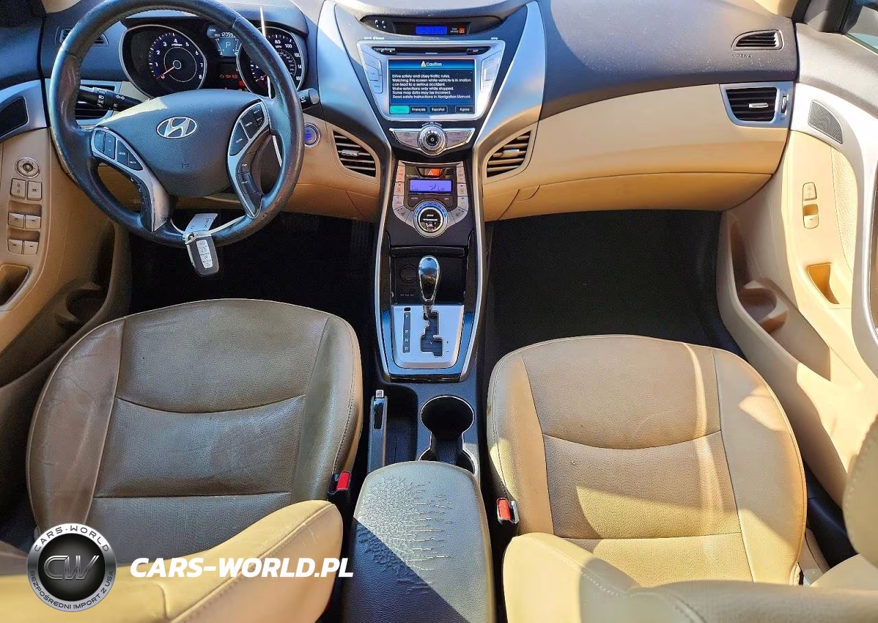 2013 Hyundai Elantra Limited VIN:5NPDH4AE2DH381418 - 8