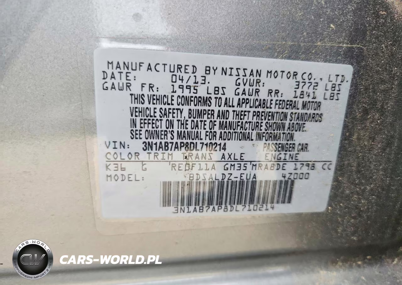 2013 Nissan Sentra S VIN:3N1AB7AP8DL710214 - 13