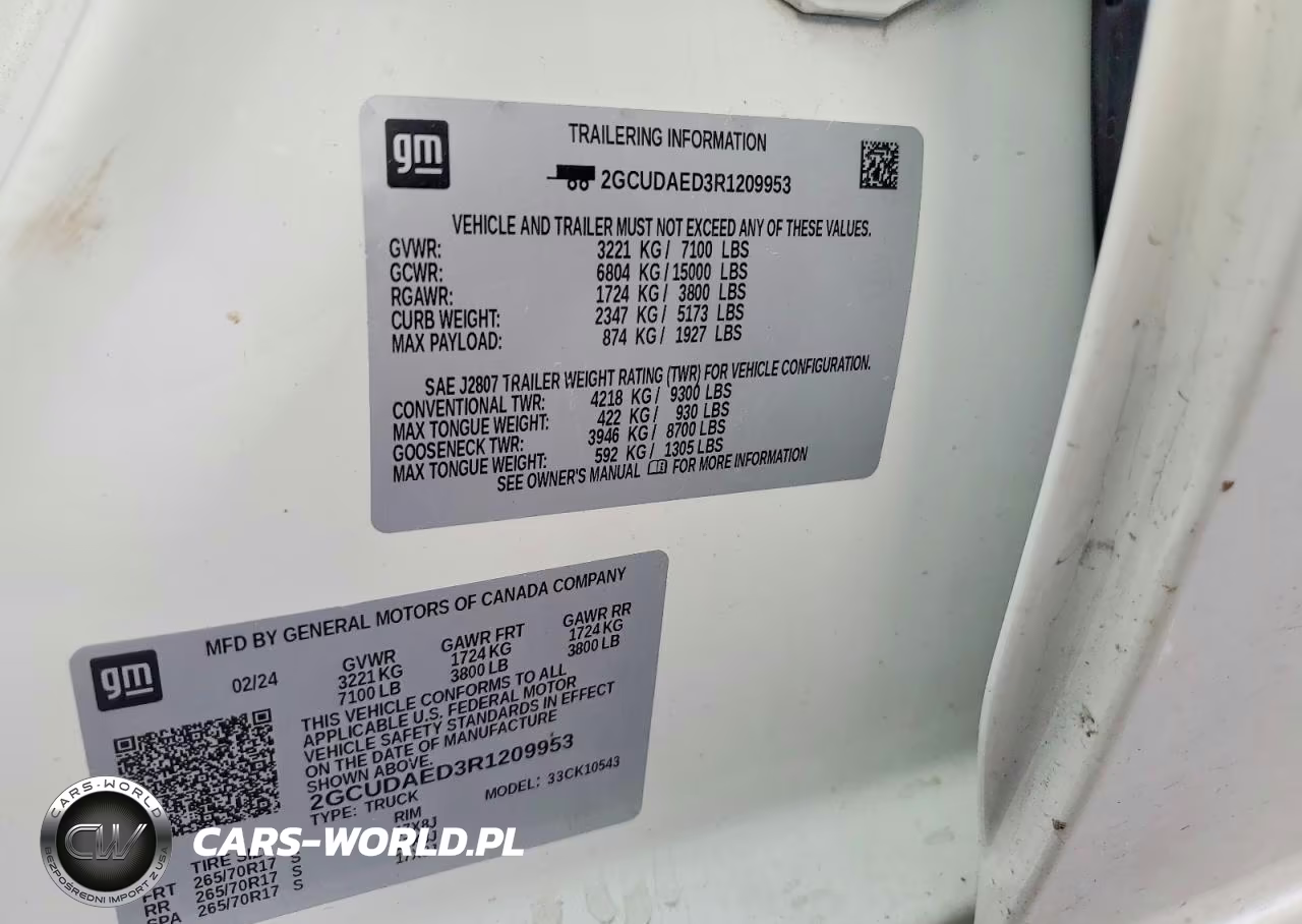 2024 Chevrolet Silverado K1500 VIN:2GCUDAED3R1209953 - 12