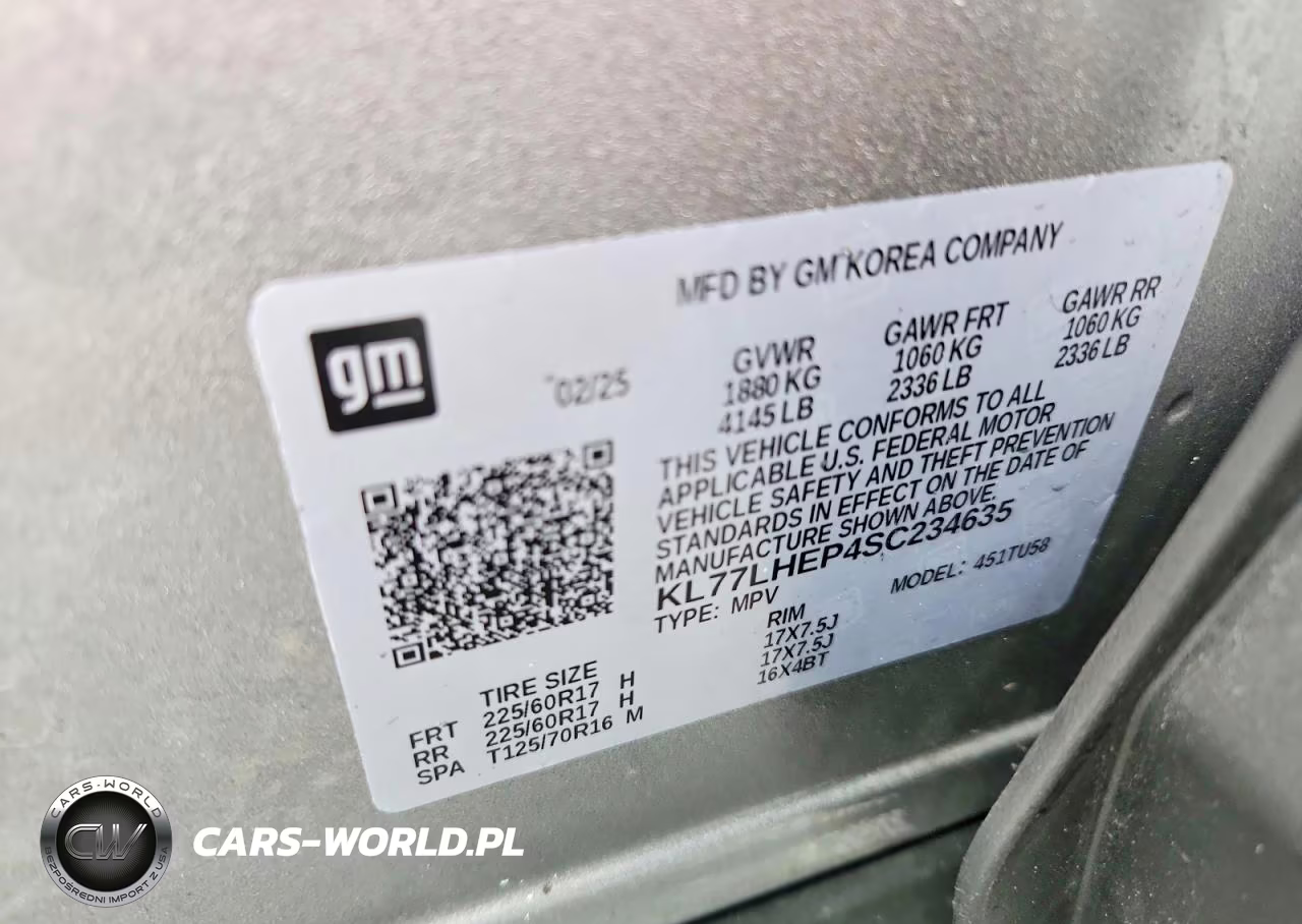 2025 Chevrolet Trax 1Lt VIN:KL77LHEP4SC234635 - 14