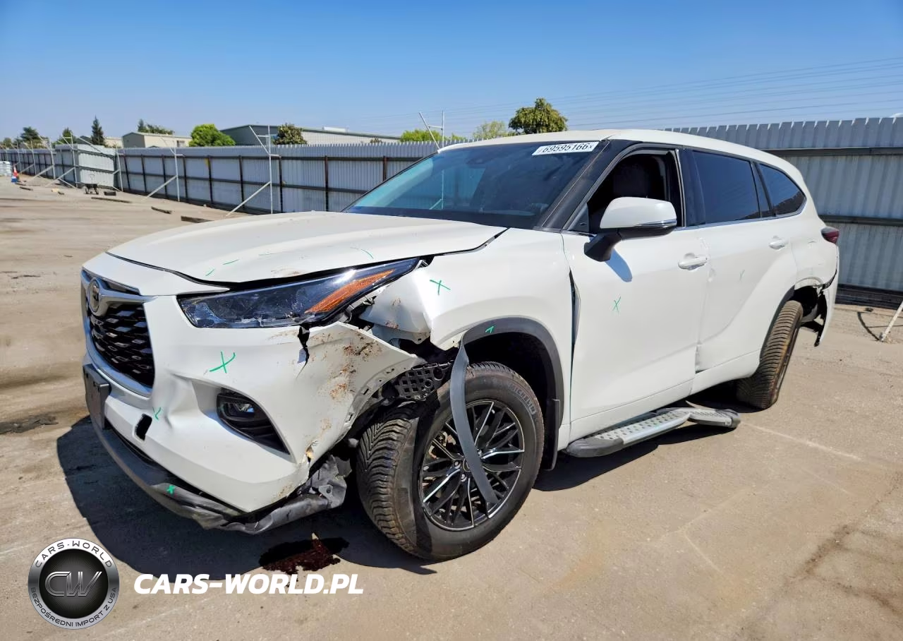 2021 Toyota Highlander Le VIN:5TDZZRAH1MS517882 - 1