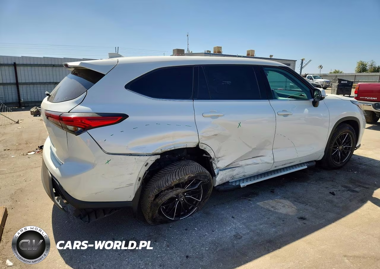 2021 Toyota Highlander Le VIN:5TDZZRAH1MS517882 - 3
