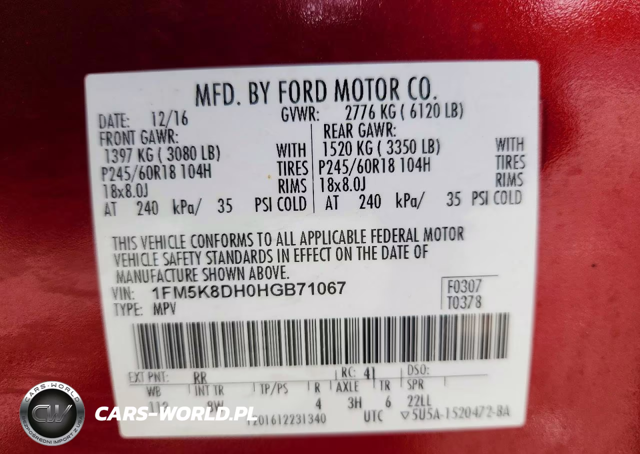 2017 Ford Explorer Xlt VIN:1FM5K8DH0HGB71067 - 13