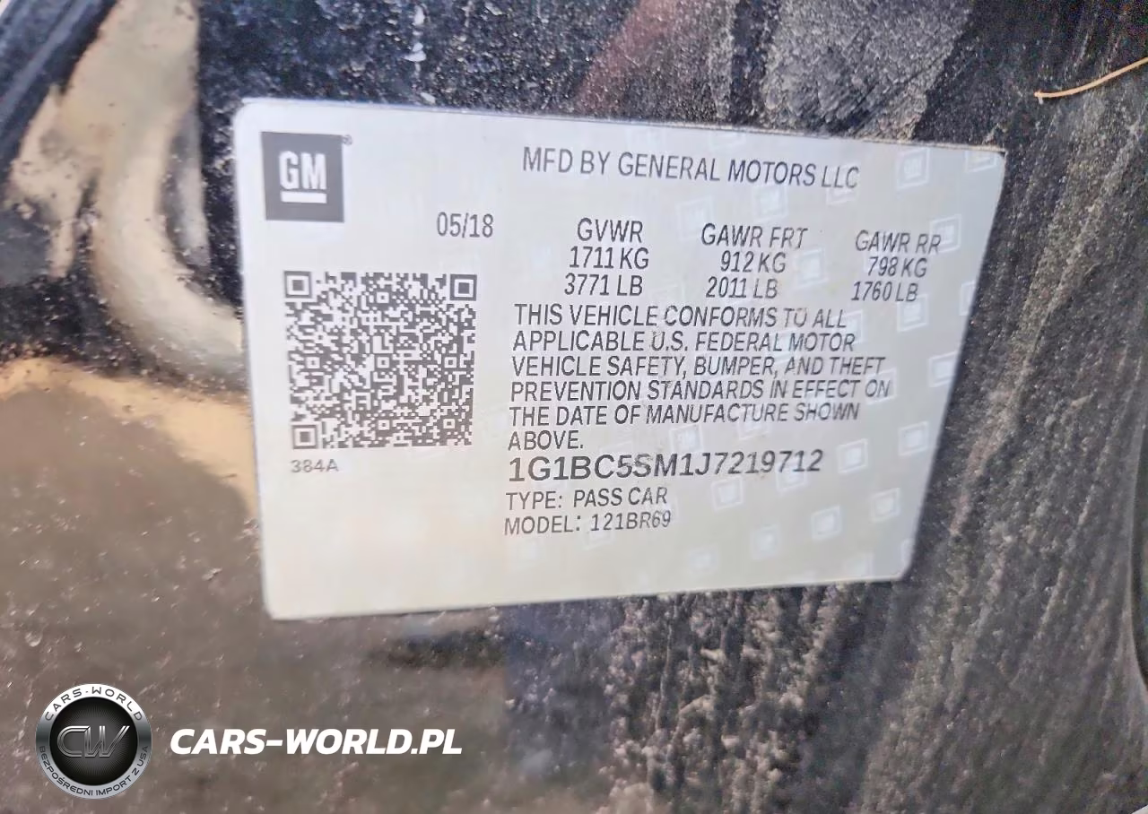 2018 Chevrolet Cruze Ls VIN:1G1BC5SM1J7219712 - 12
