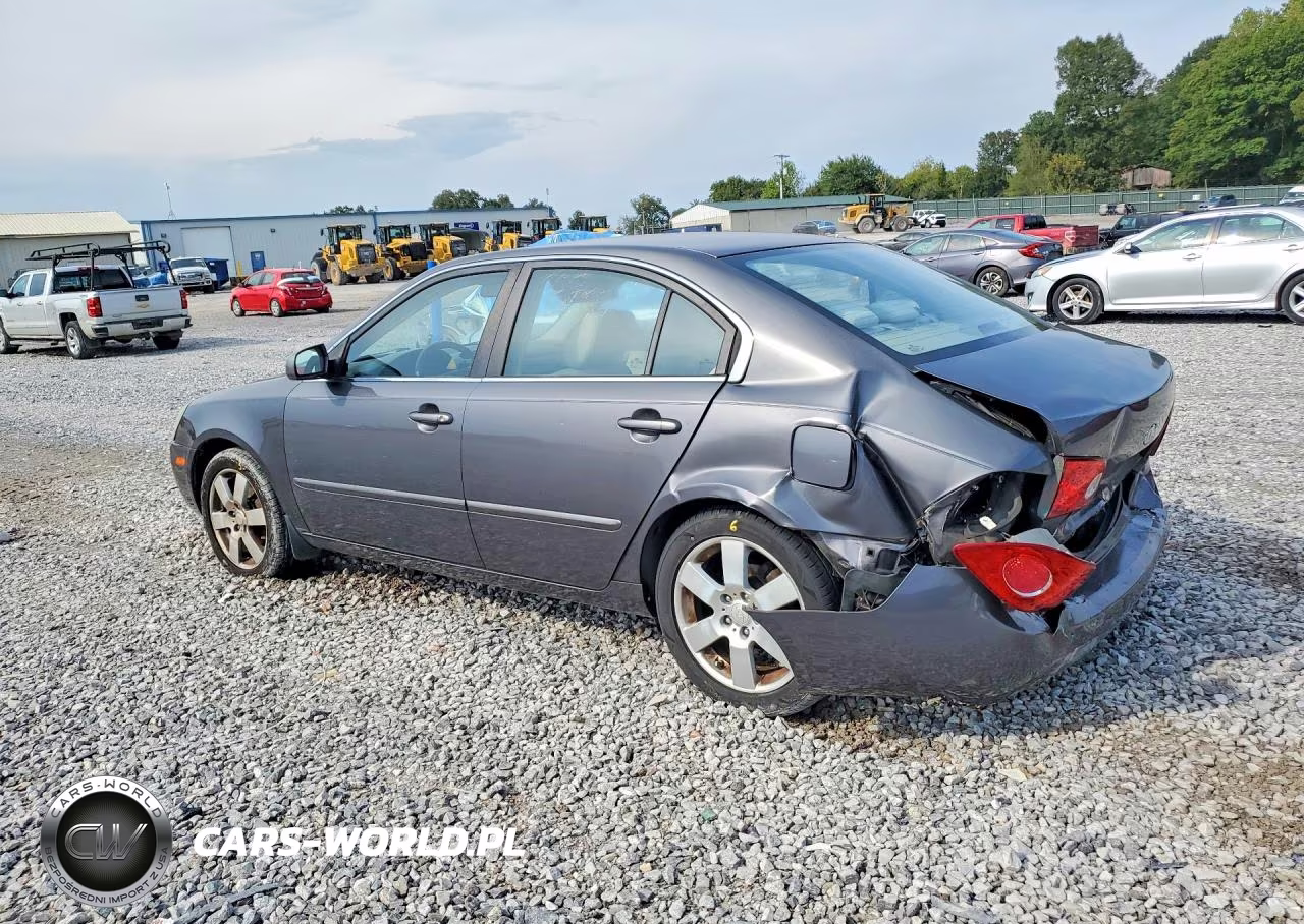 2007 Kia Optima Lx VIN:KNAGE123775139386 - 2