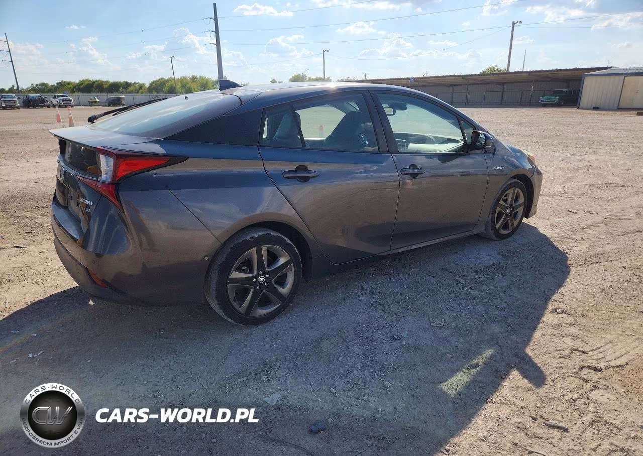 2019 Toyota Prius Xle VIN:JTDKARFU9K3076659 - 3