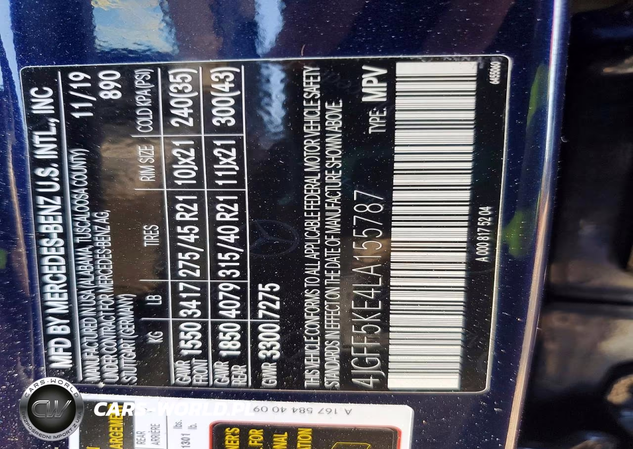 2020 Mercedes-Benz Gls 450 4Matic VIN:4JGFF5KE4LA155787 - 13