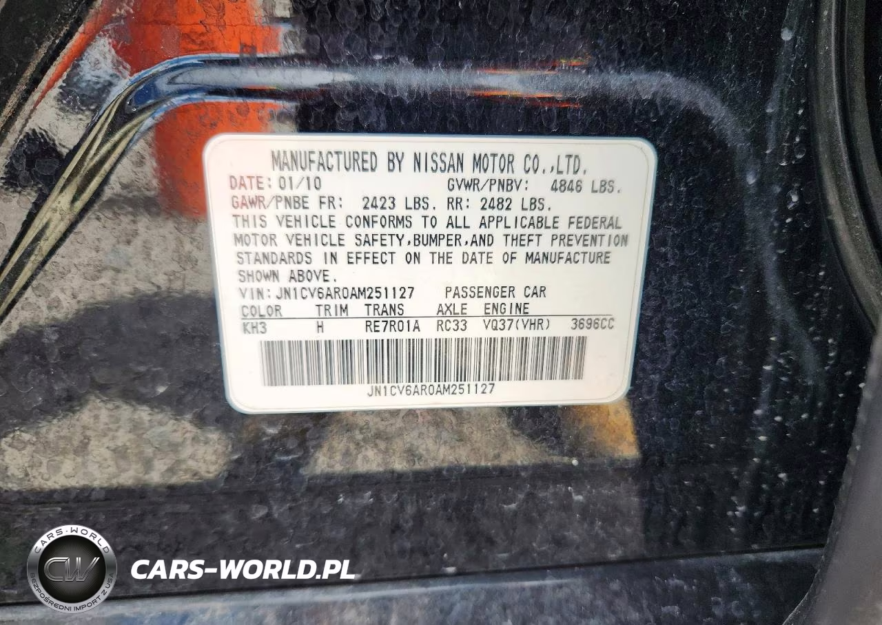 2010 Infiniti G37 Sedan X VIN:JN1CV6AR0AM251127 - 12