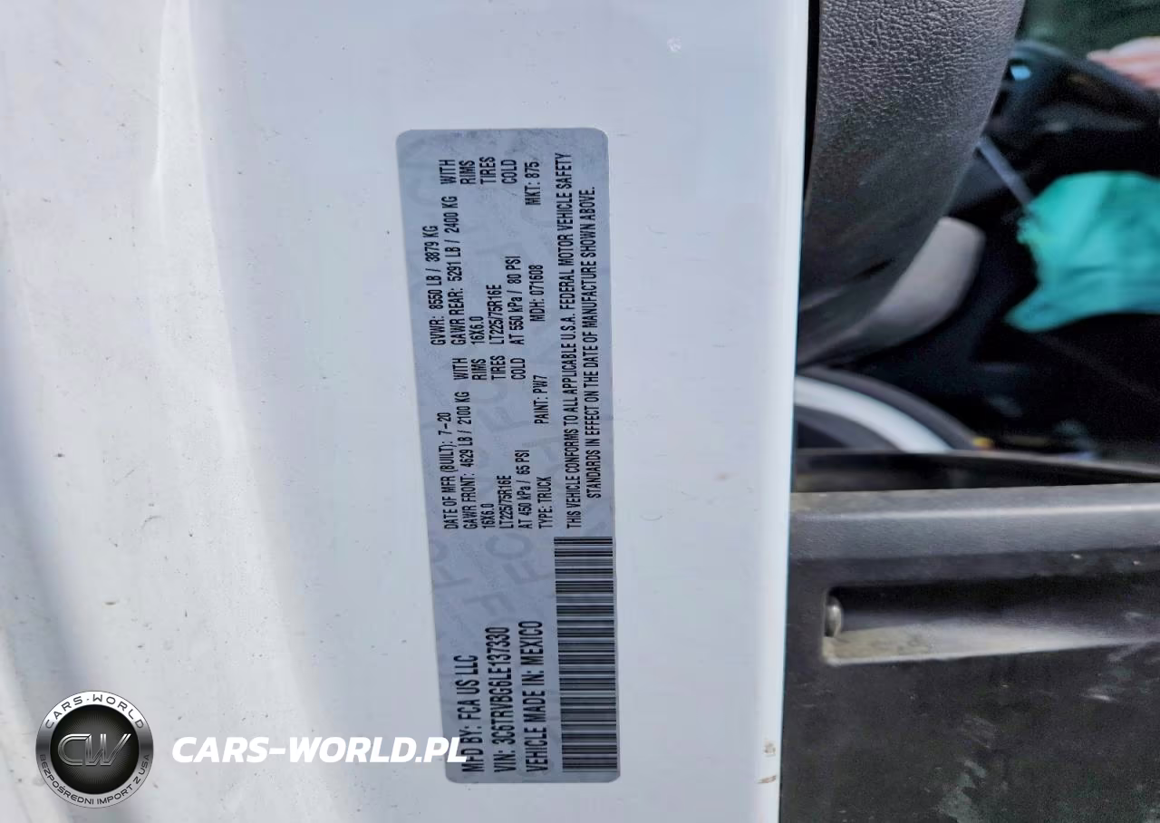 2020 Ram Promaster 1500 1500 High VIN:3C6TRVBG6LE137330 - 13