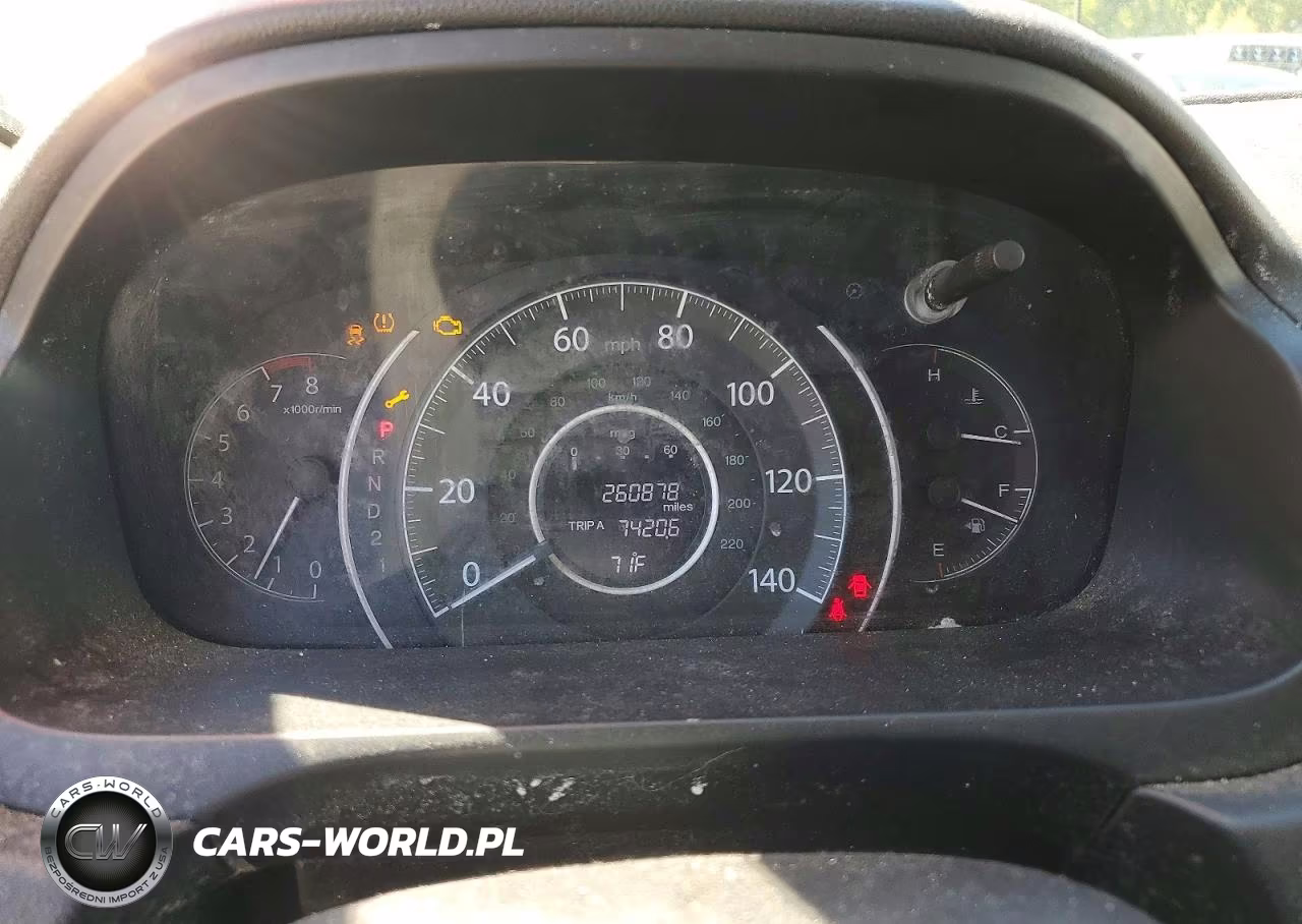 2012 Honda Cr-V Lx VIN:2HKRM4H34CH624800 - 9