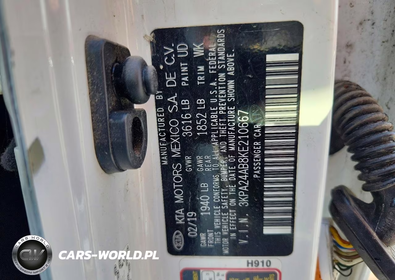 2019 Kia Rio S VIN:3KPA24AB8KE210667 - 13