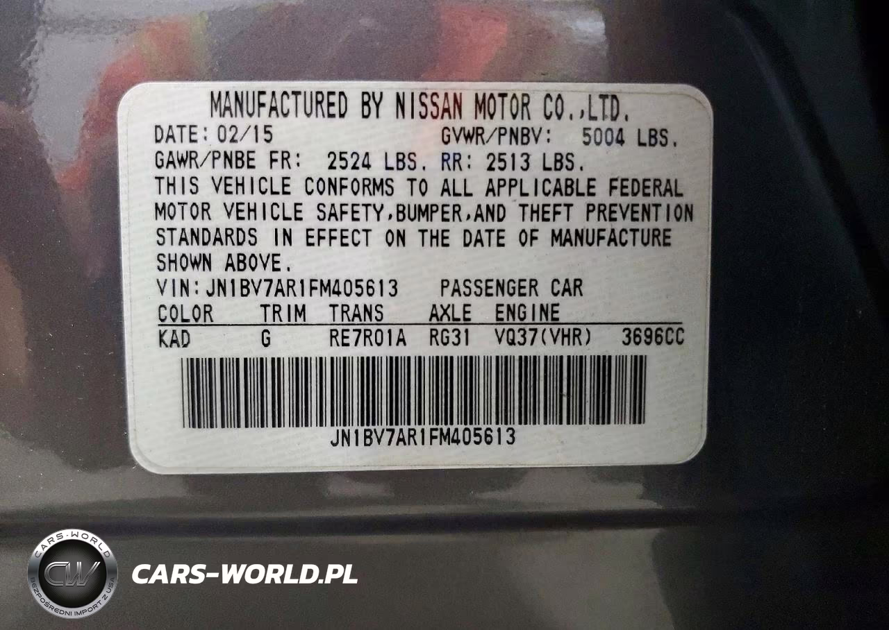 2015 Infiniti Q50 Premium VIN:JN1BV7AR1FM405613 - 13