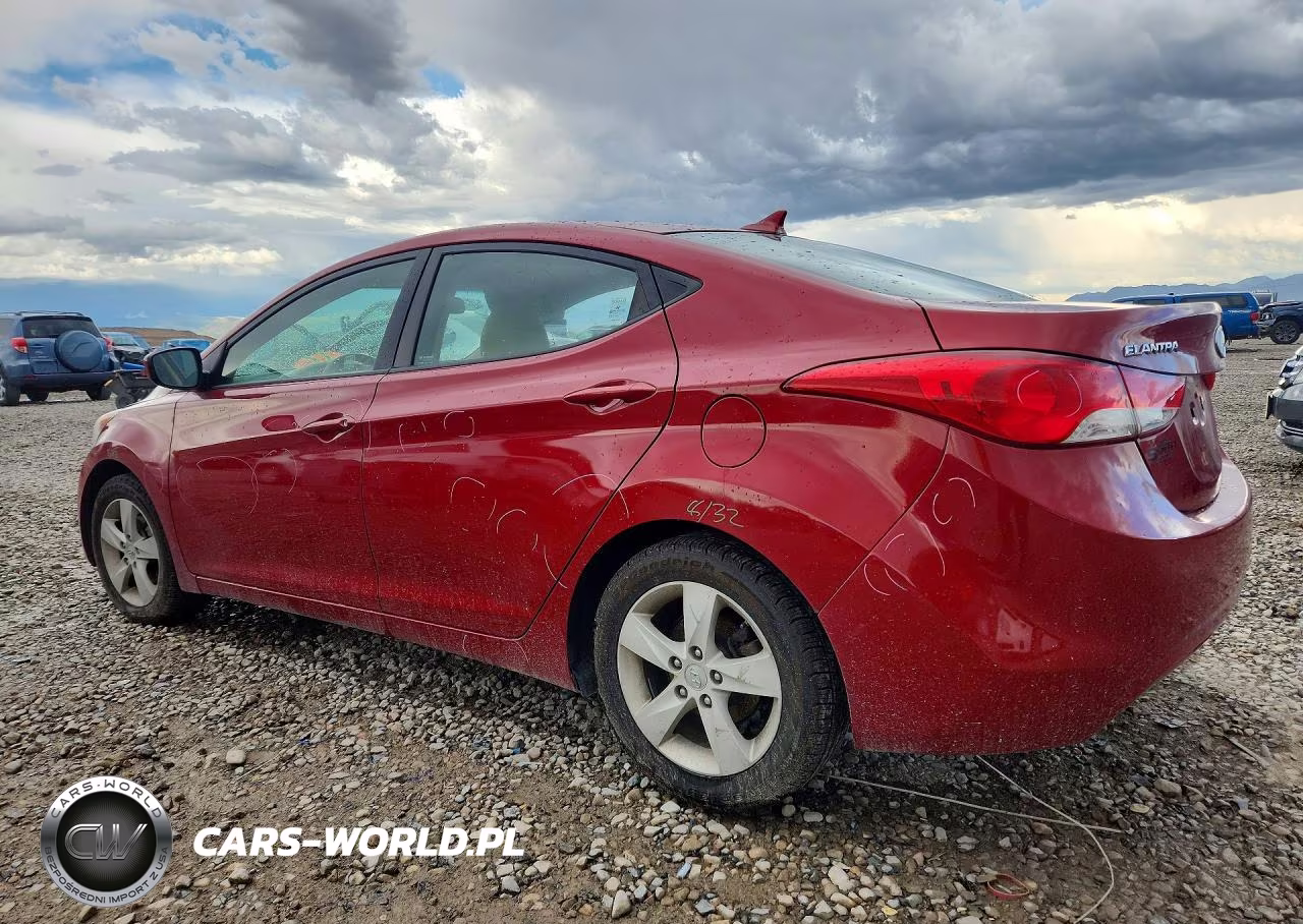 2012 Hyundai Elantra Gls VIN:KMHDH4AE7CU273053 - 2