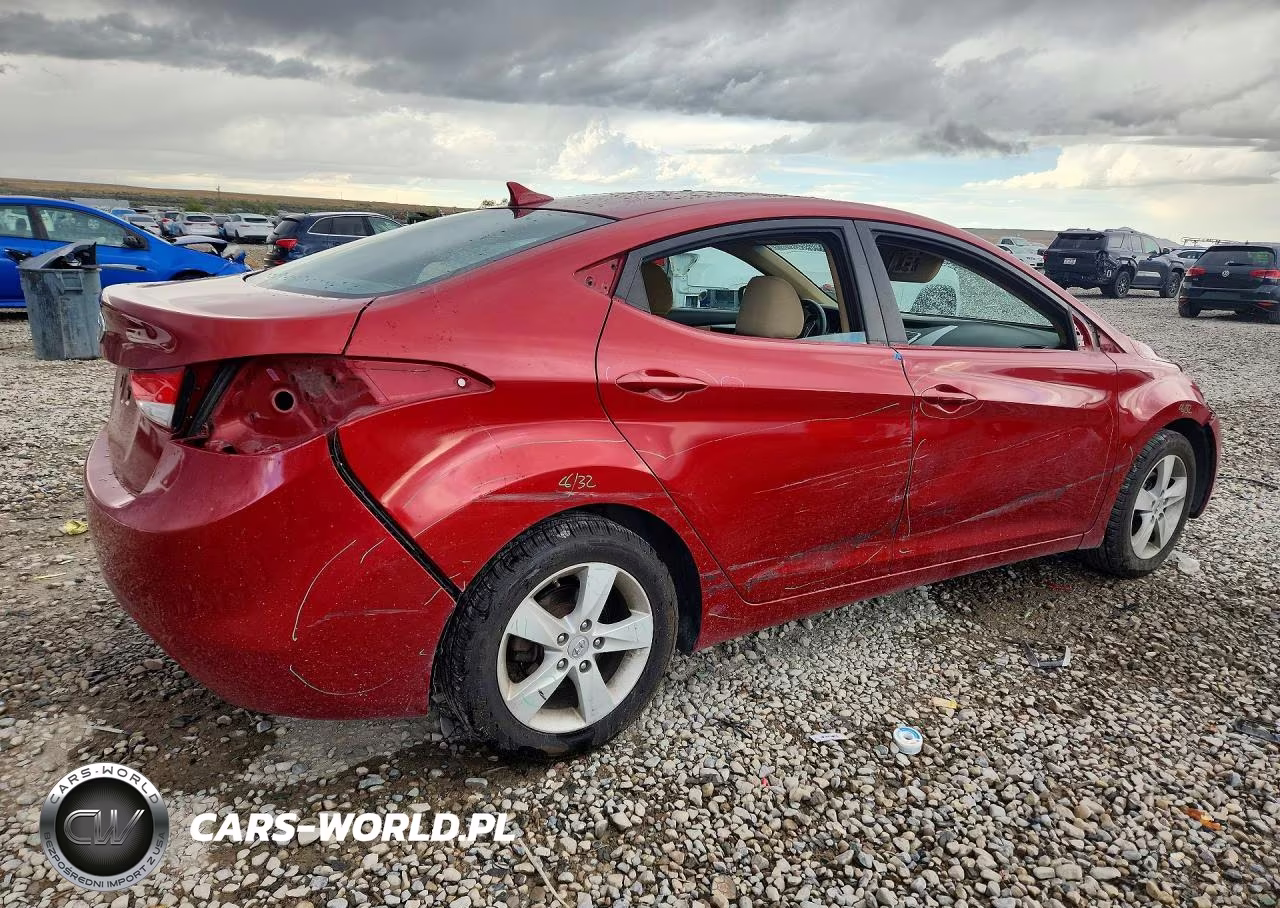 2012 Hyundai Elantra Gls VIN:KMHDH4AE7CU273053 - 3