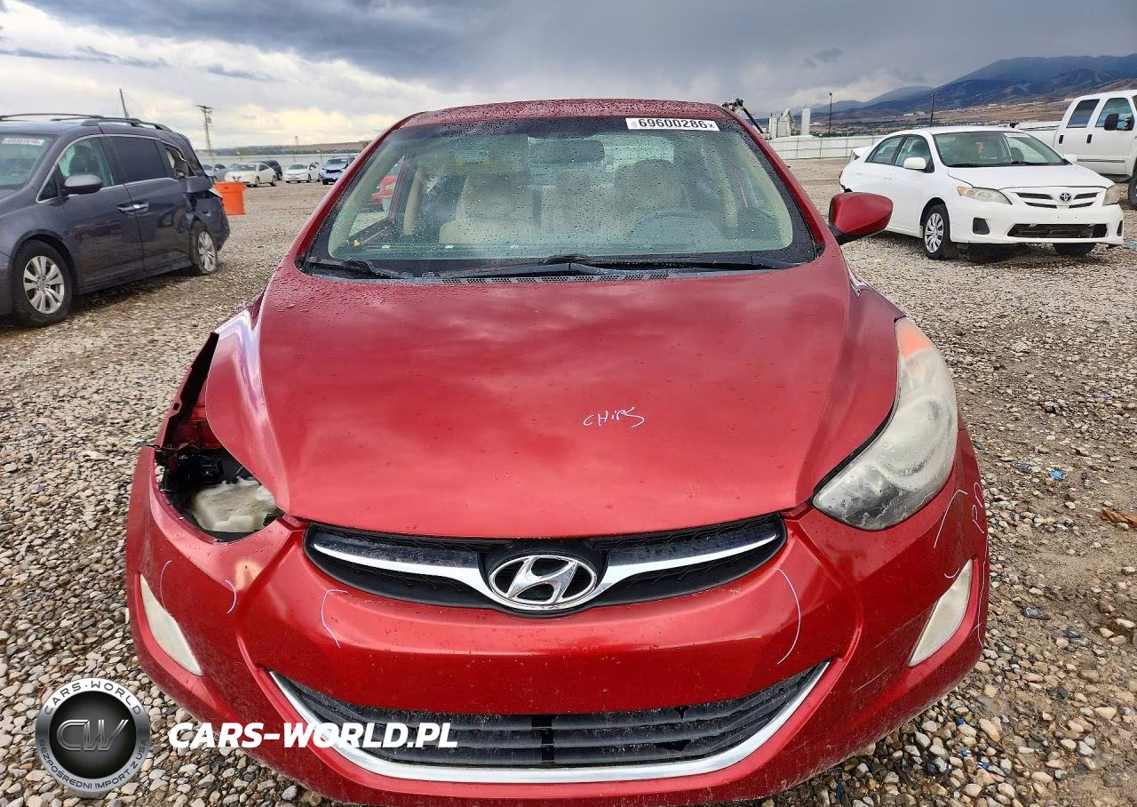 2012 Hyundai Elantra Gls VIN:KMHDH4AE7CU273053 - 5