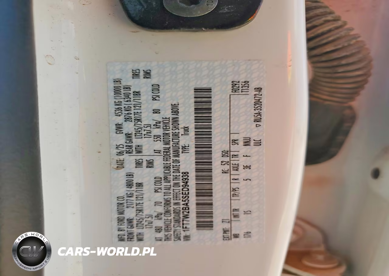 2025 Ford F250 Super Duty VIN:1FT7W2BA5SED94938 - 13