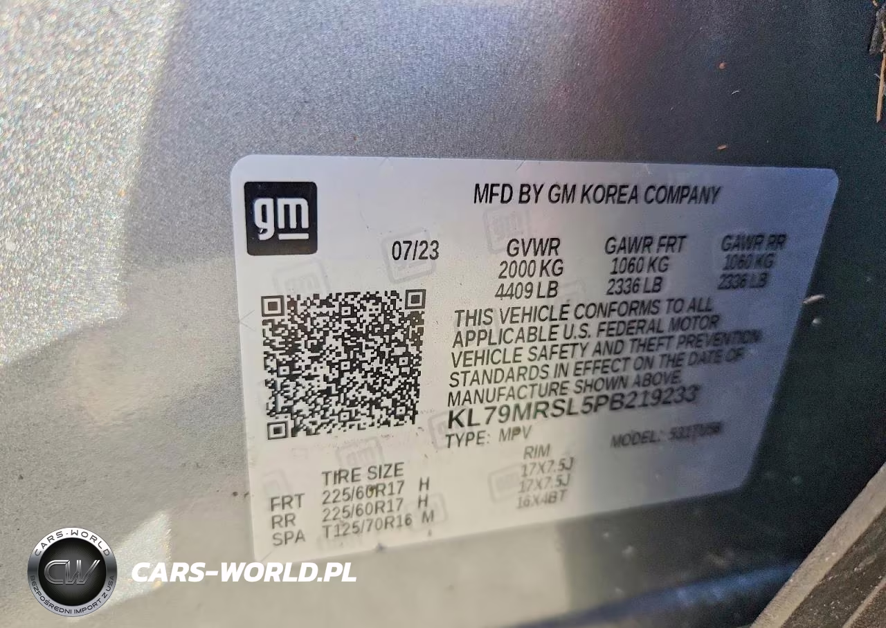 2023 Chevrolet Trailblazer Lt VIN:KL79MRSL5PB219233 - 13