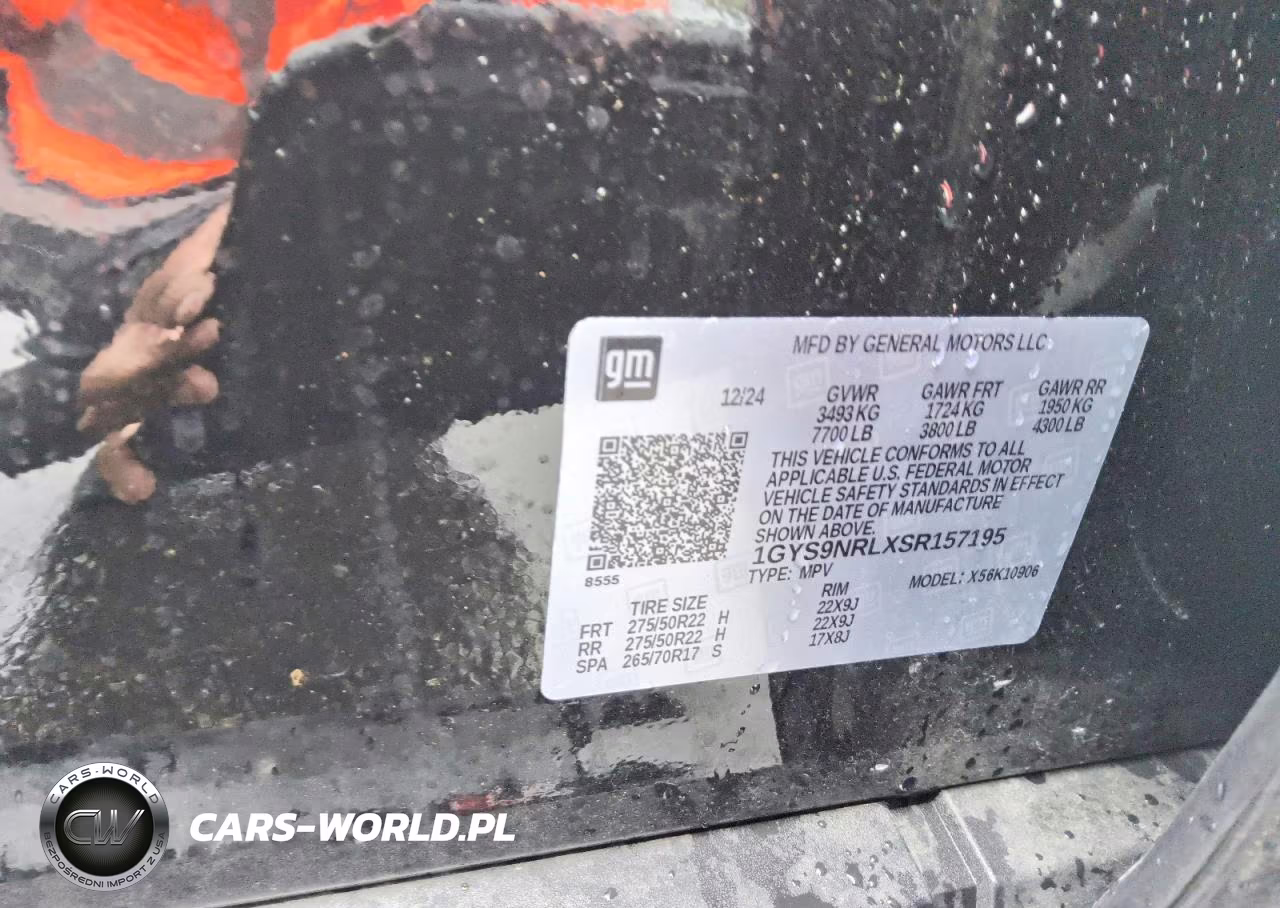 2025 Cadillac Escalade Esv Sport VIN:1GYS9NRLXSR157195 - 13