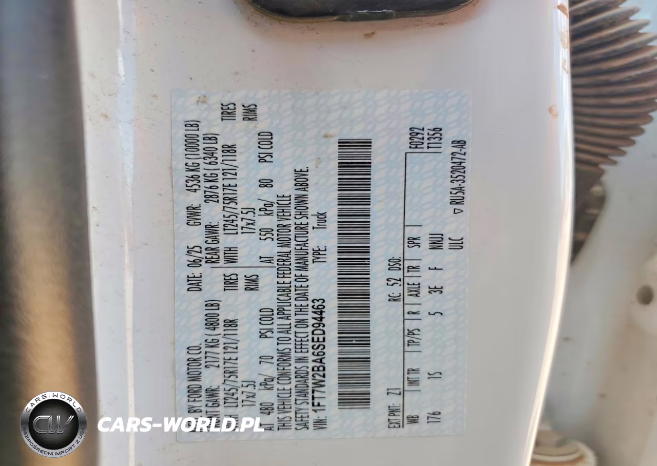 2025 Ford F250 Super Duty VIN:1FT7W2BA6SED94463 - 13