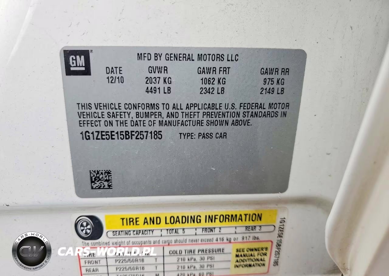 2011 Chevrolet Malibu Ltz VIN:1G1ZE5E15BF257185 - 12