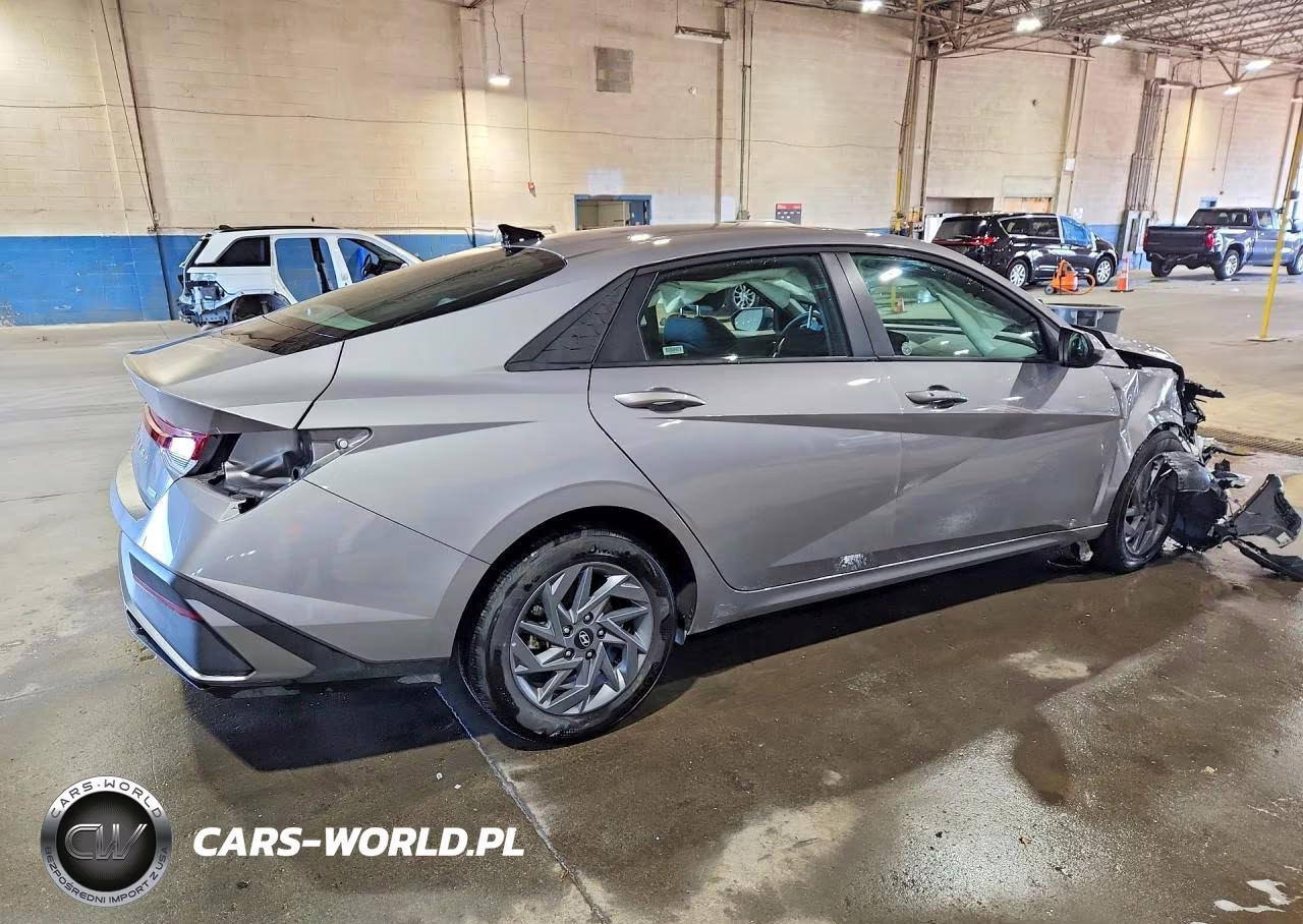2026 Hyundai Elantra Hybrid Blue VIN:KMHLM4DJ5TU189507 - 3