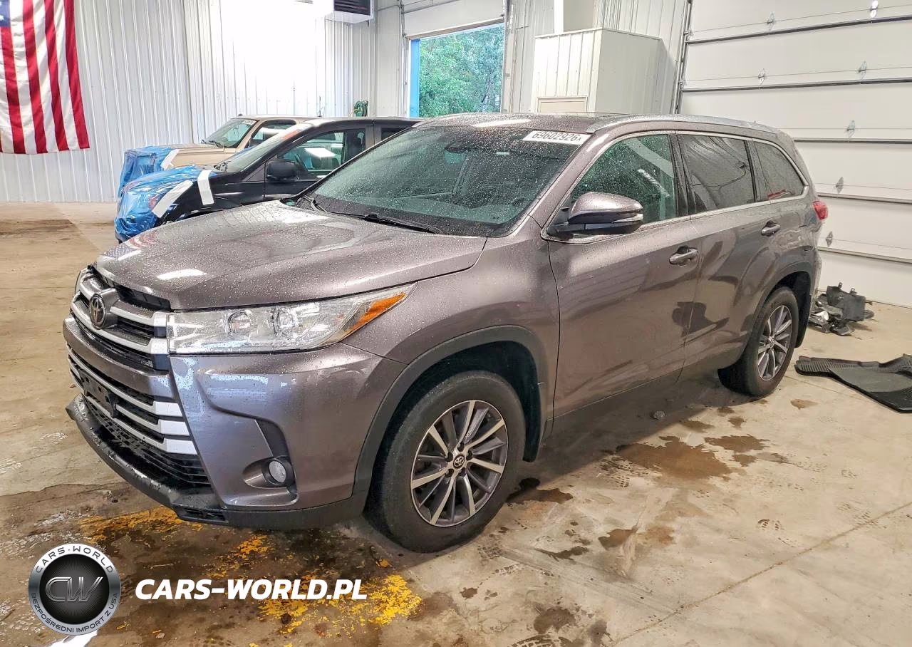 2019 Toyota Highlander Xle VIN:5TDJZRFH2KS706687 - 1