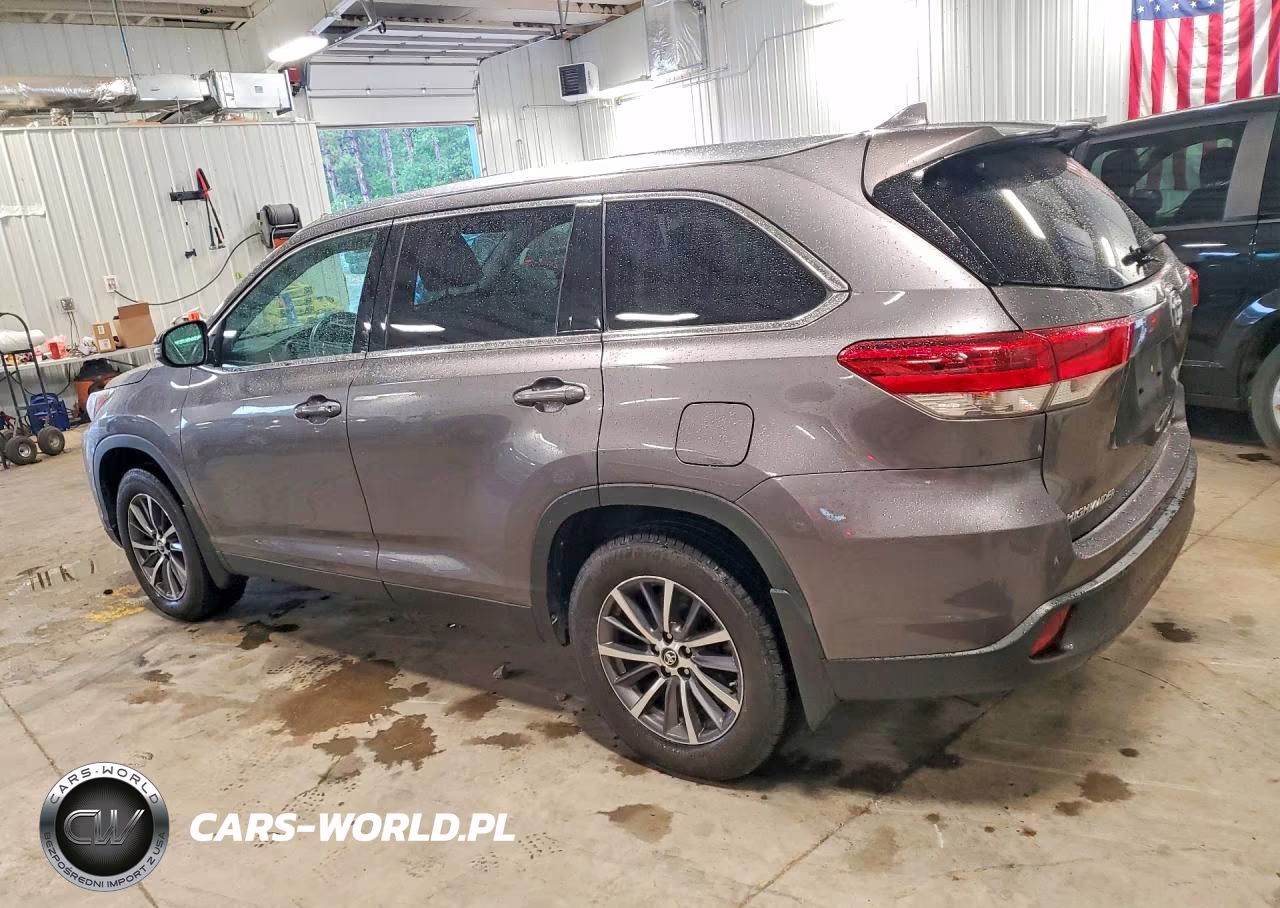 2019 Toyota Highlander Xle VIN:5TDJZRFH2KS706687 - 2