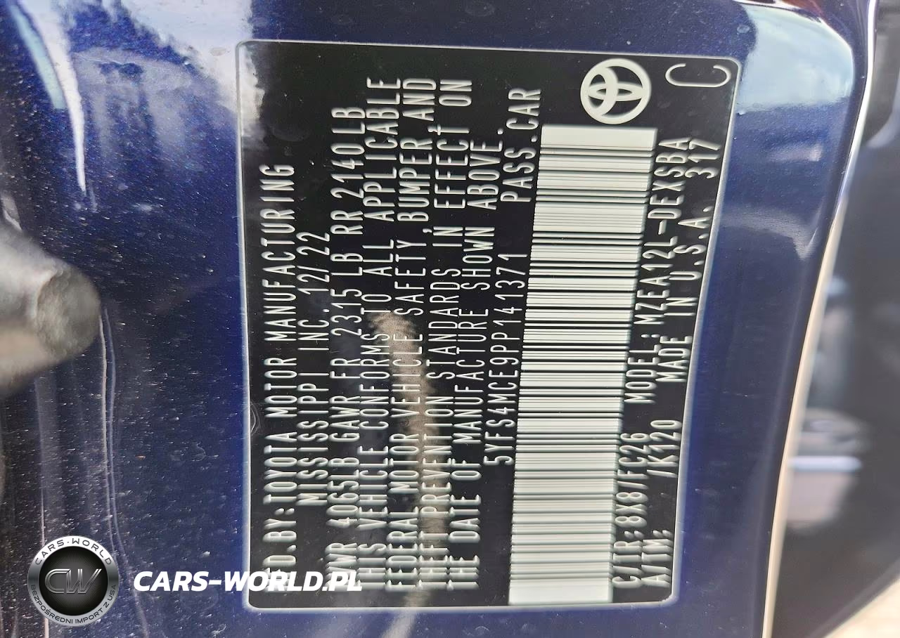 2023 Toyota Corolla Se VIN:5YFS4MCE9PP141371 - 13