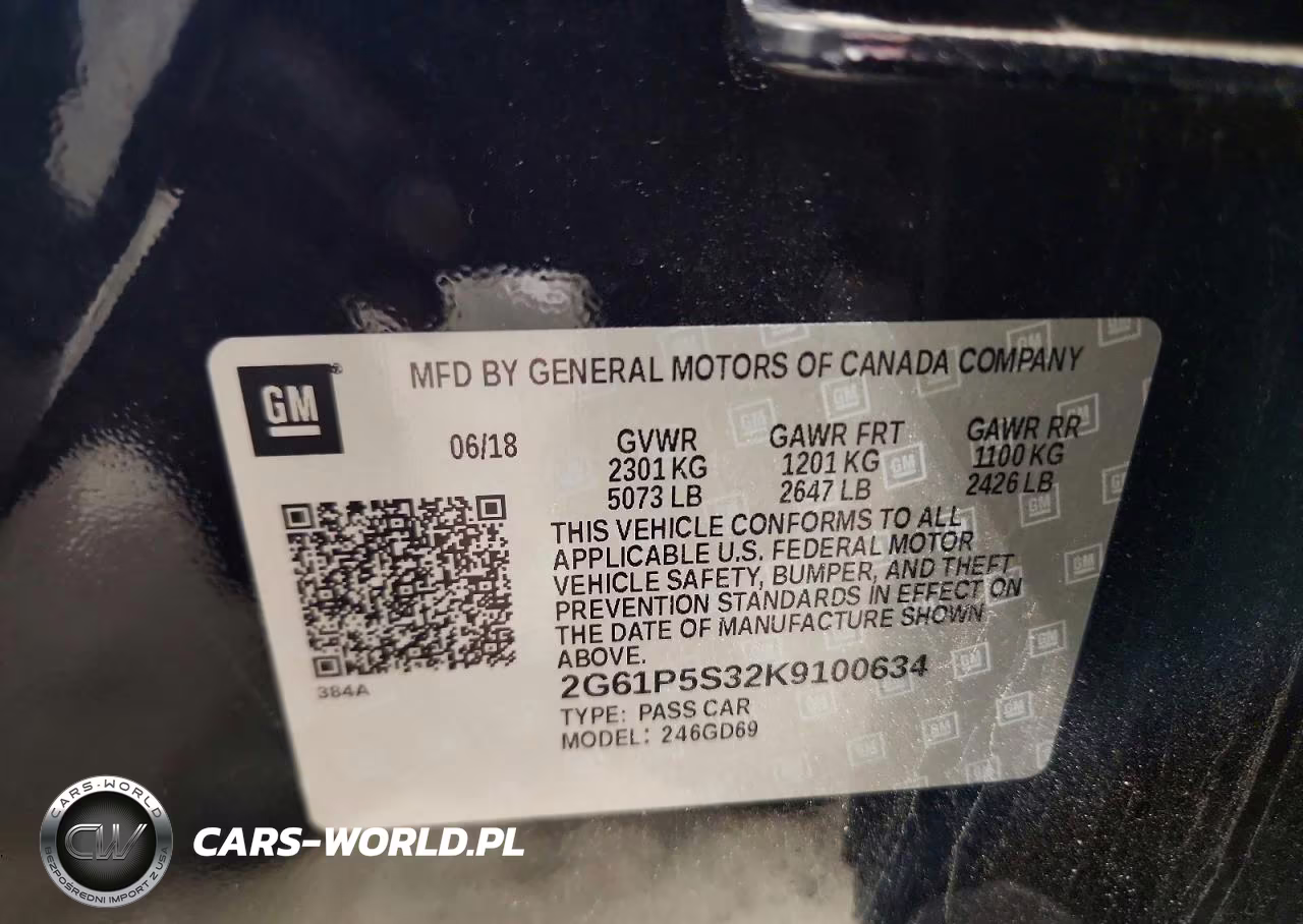 2019 Cadillac Xts Premium Luxury VIN:2G61P5S32K9100634 - 12
