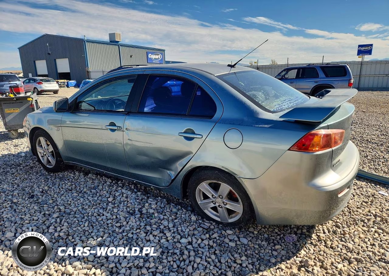 2008 Mitsubishi Lancer Gts VIN:JA3AU86U98U009316 - 2